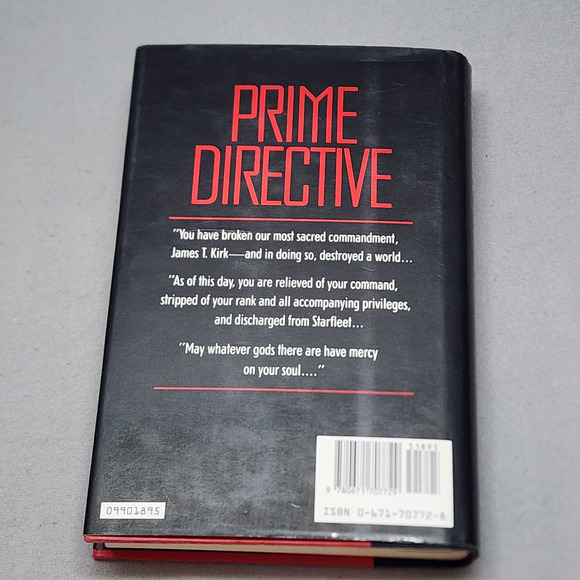 Star Trek Prime Directive by J. and G. Reeves-Stevens - HC book - Picture 2 of 10
